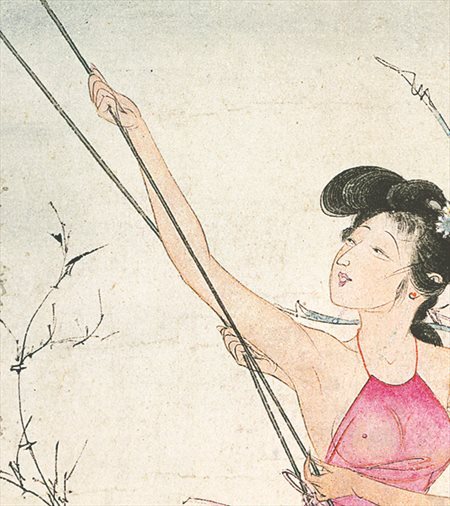 河西-胡也佛的仕女画和最知名的金瓶梅秘戏图